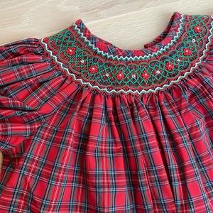 Girls 4T Christmas / Holiday smocked dress